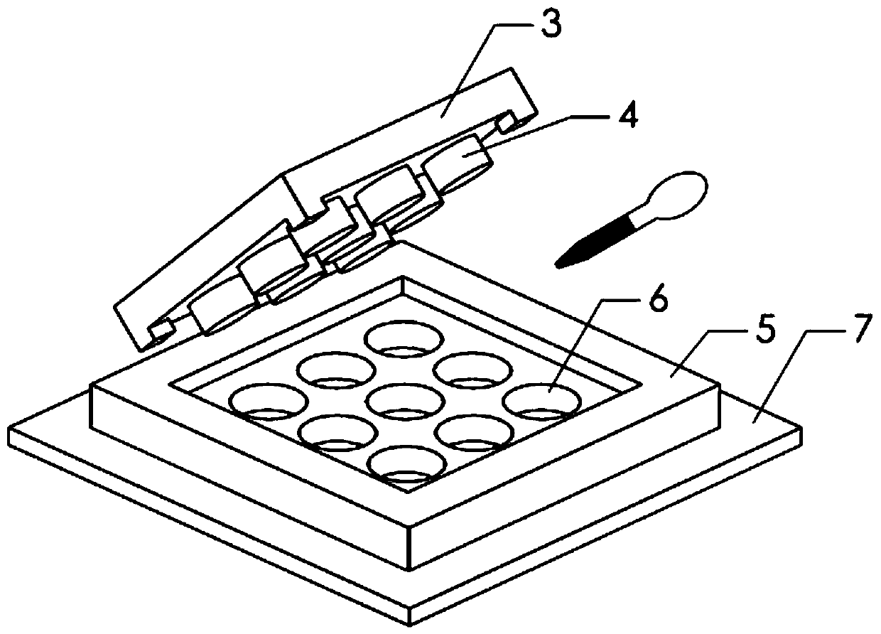 Magneto-rheological plastomer controllable sticking device and preparation method thereof