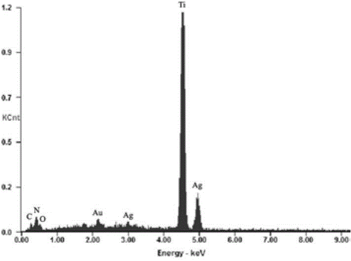 Titanium alloy containing antibacterial coating as well as preparation method and application thereof