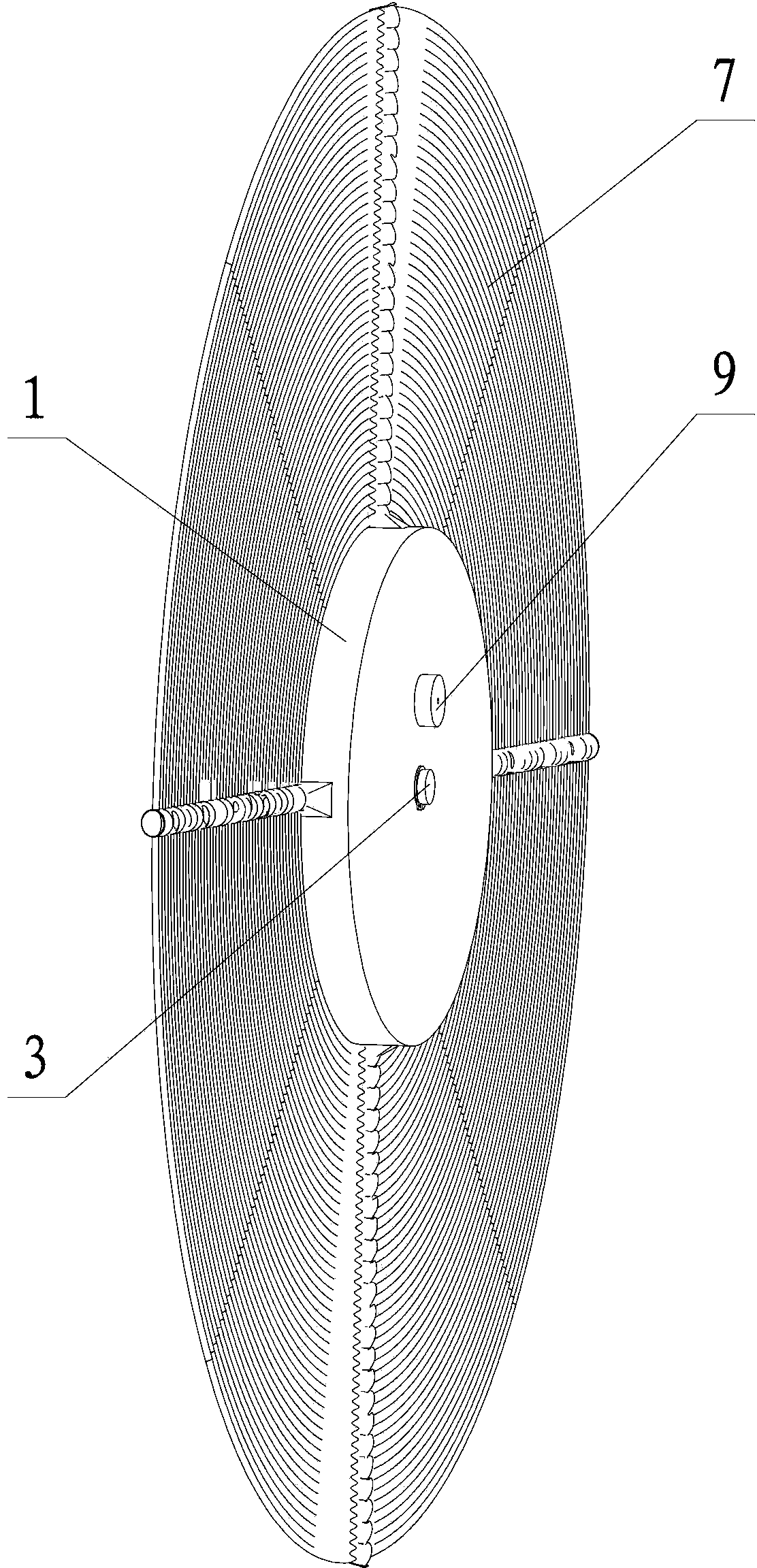 Space unfolding structure