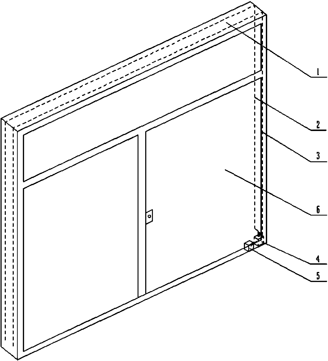 A bio-sensing window frame