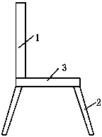 Health-care chair capable of preventing haemorrhoids caused by long-time sitting