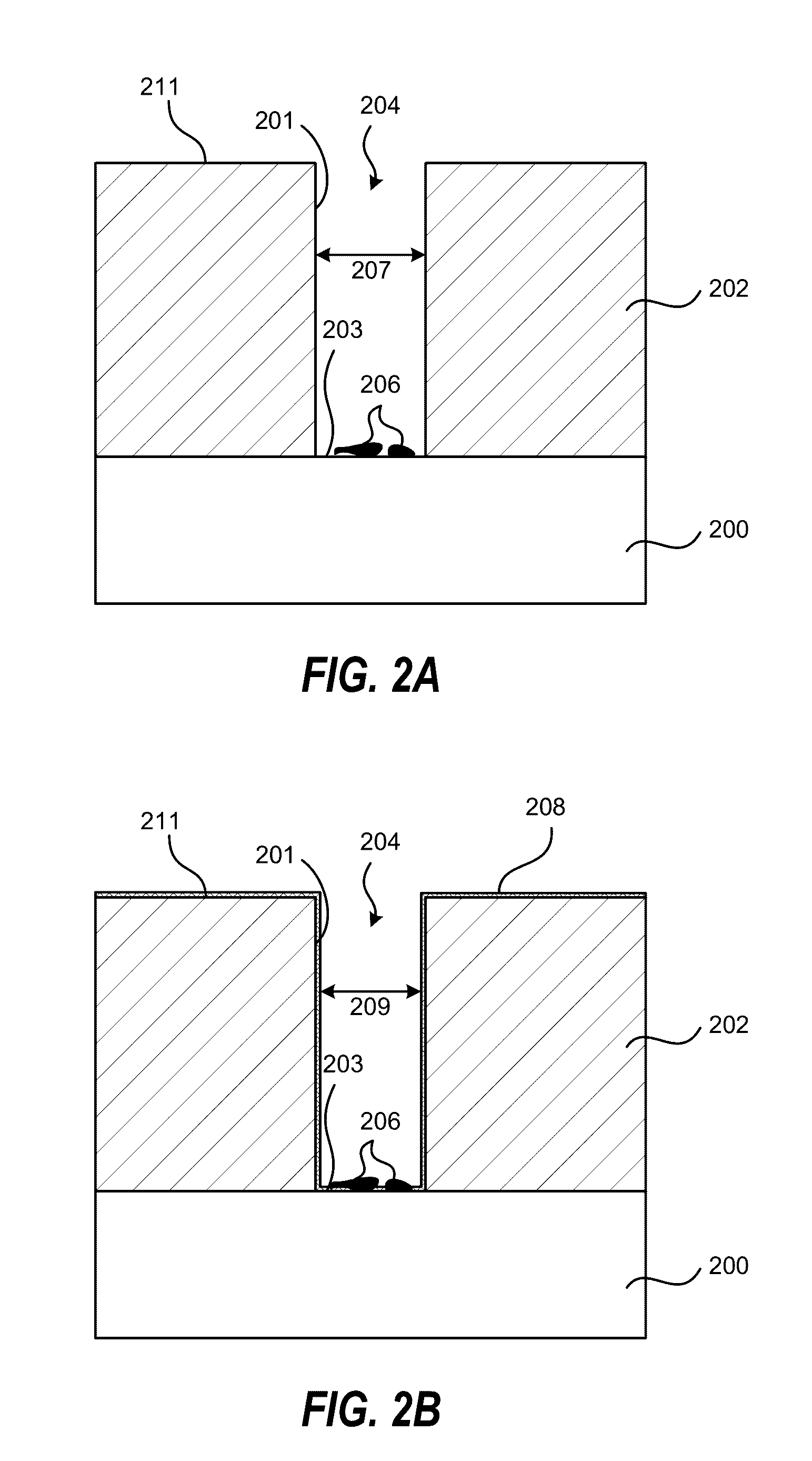 Sidewall protection scheme for contact formation