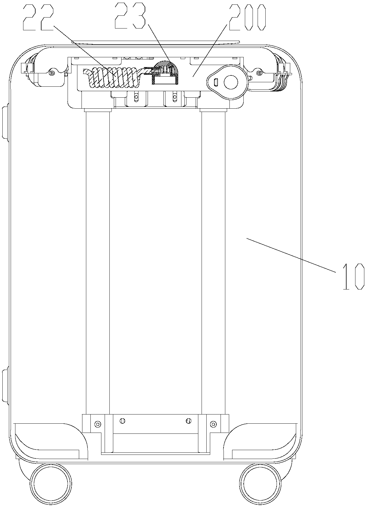 Luggage case with vacuum compression function