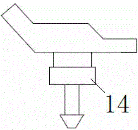 Hot-riveting device for fixing sensor circuit board