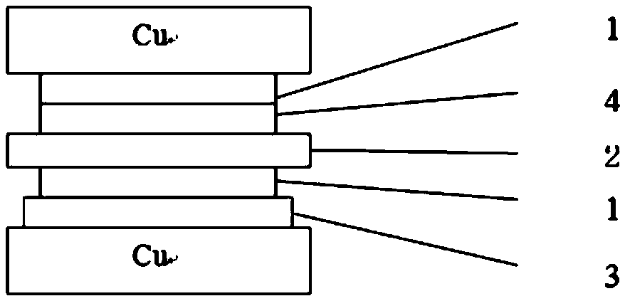 Crimp connection type IGBT internal package structure