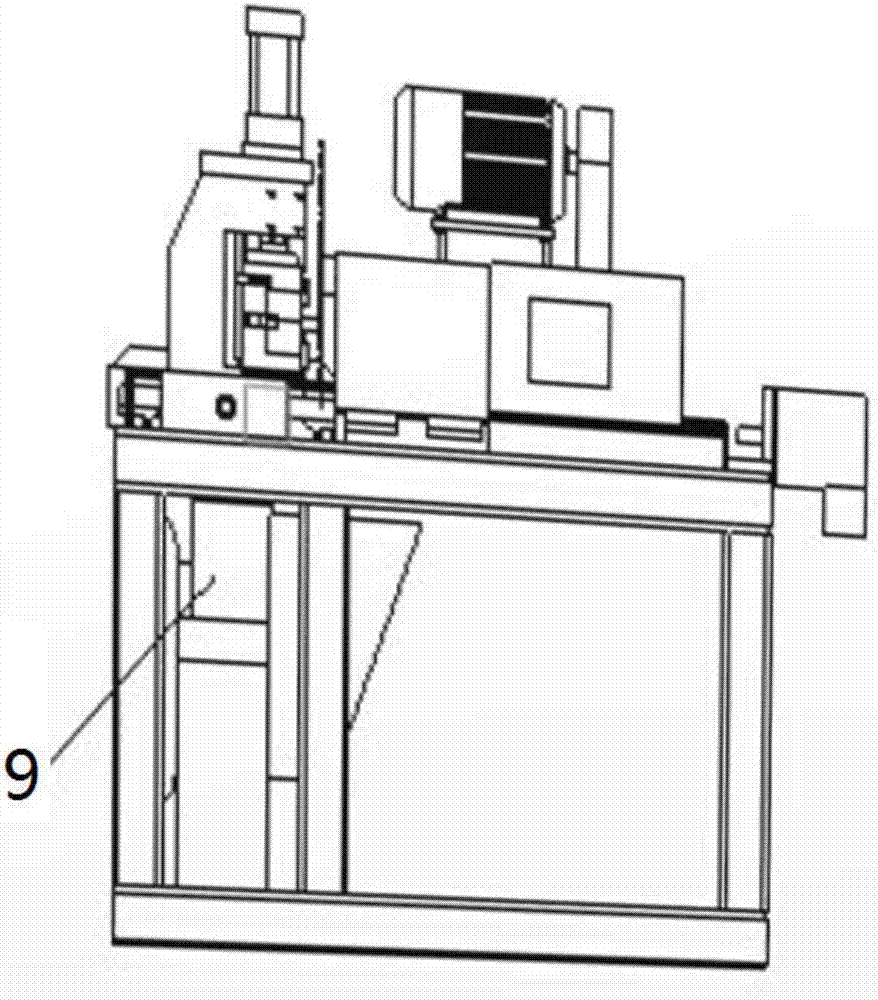 Numerical controlled pipe cutting and chamfering device and method for automobile special-shaped pipe