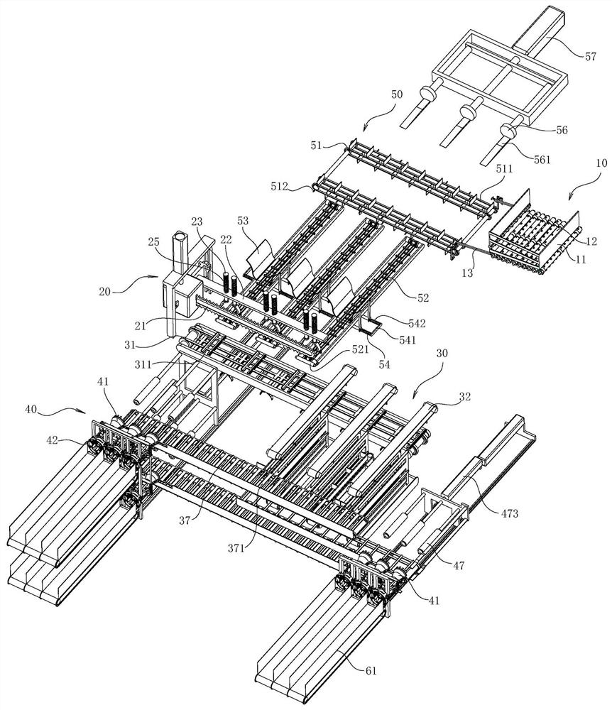 Palletizing device