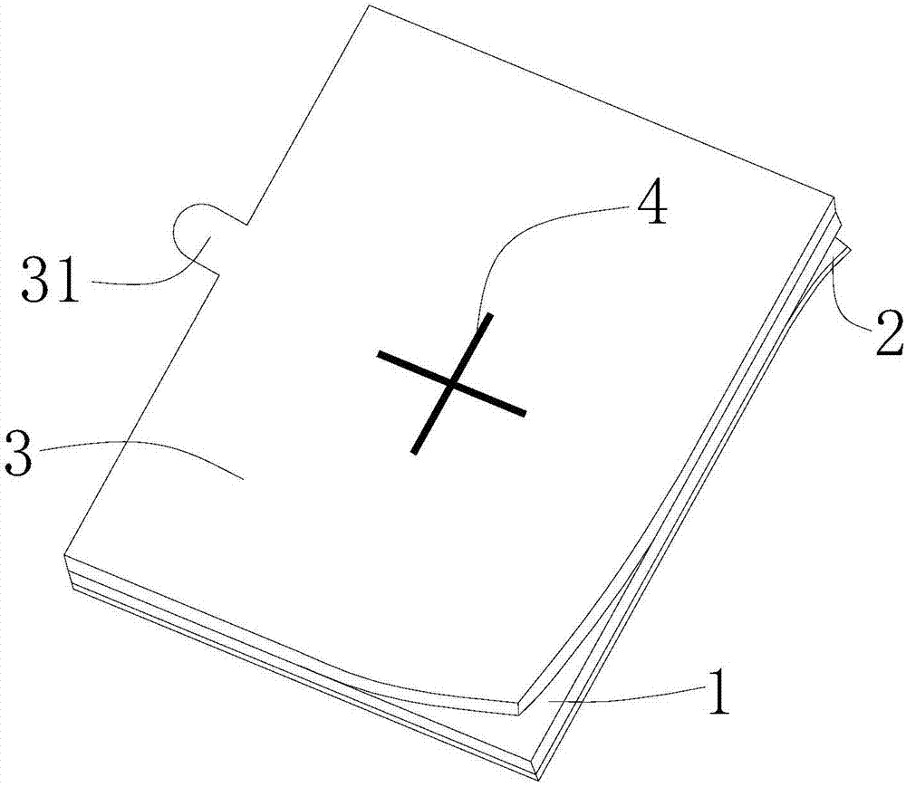 Film pasting method of digital product screen and protective film of digital product screen