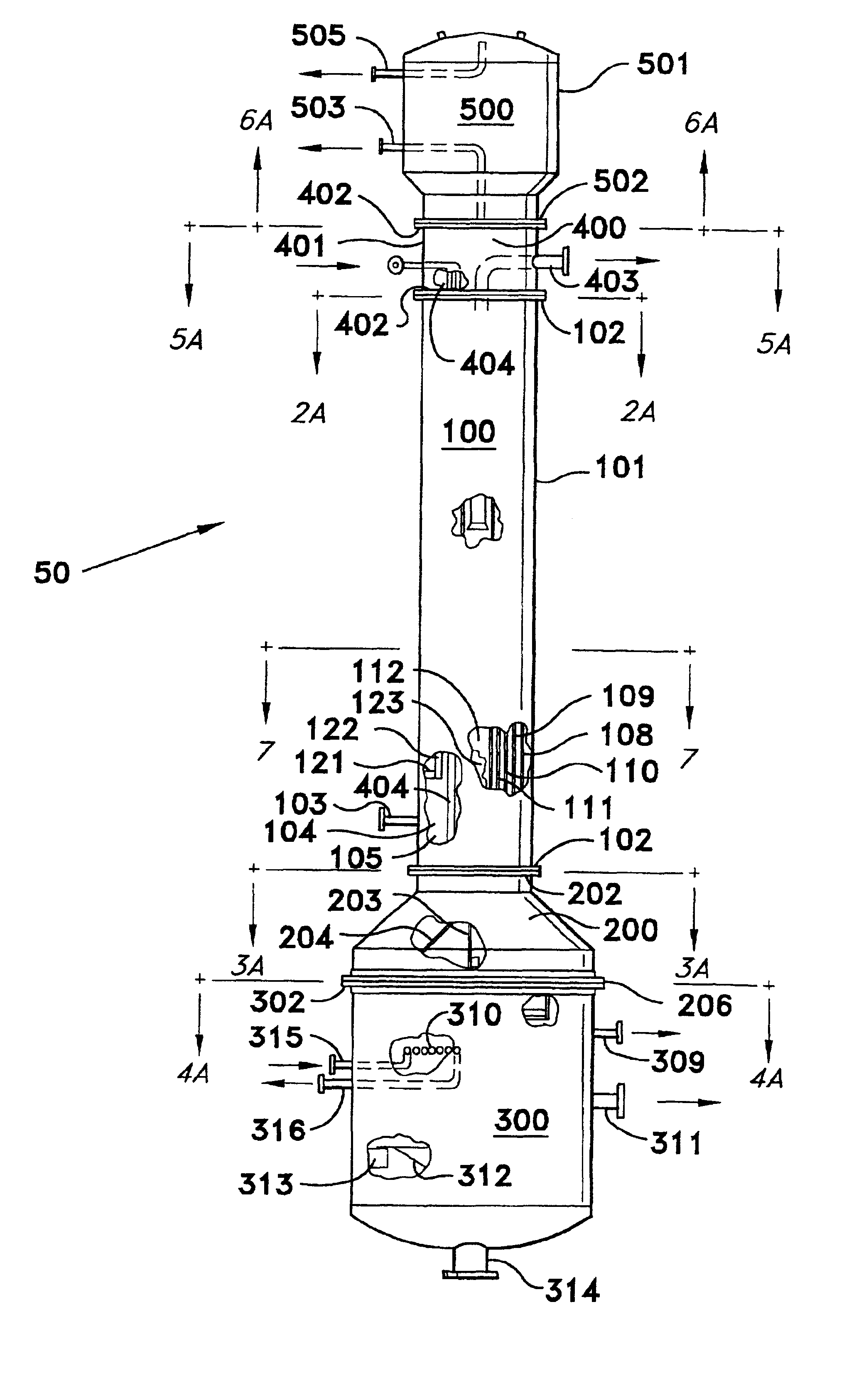 Compound/curvilinear immiscible liquid separator apparatus and method