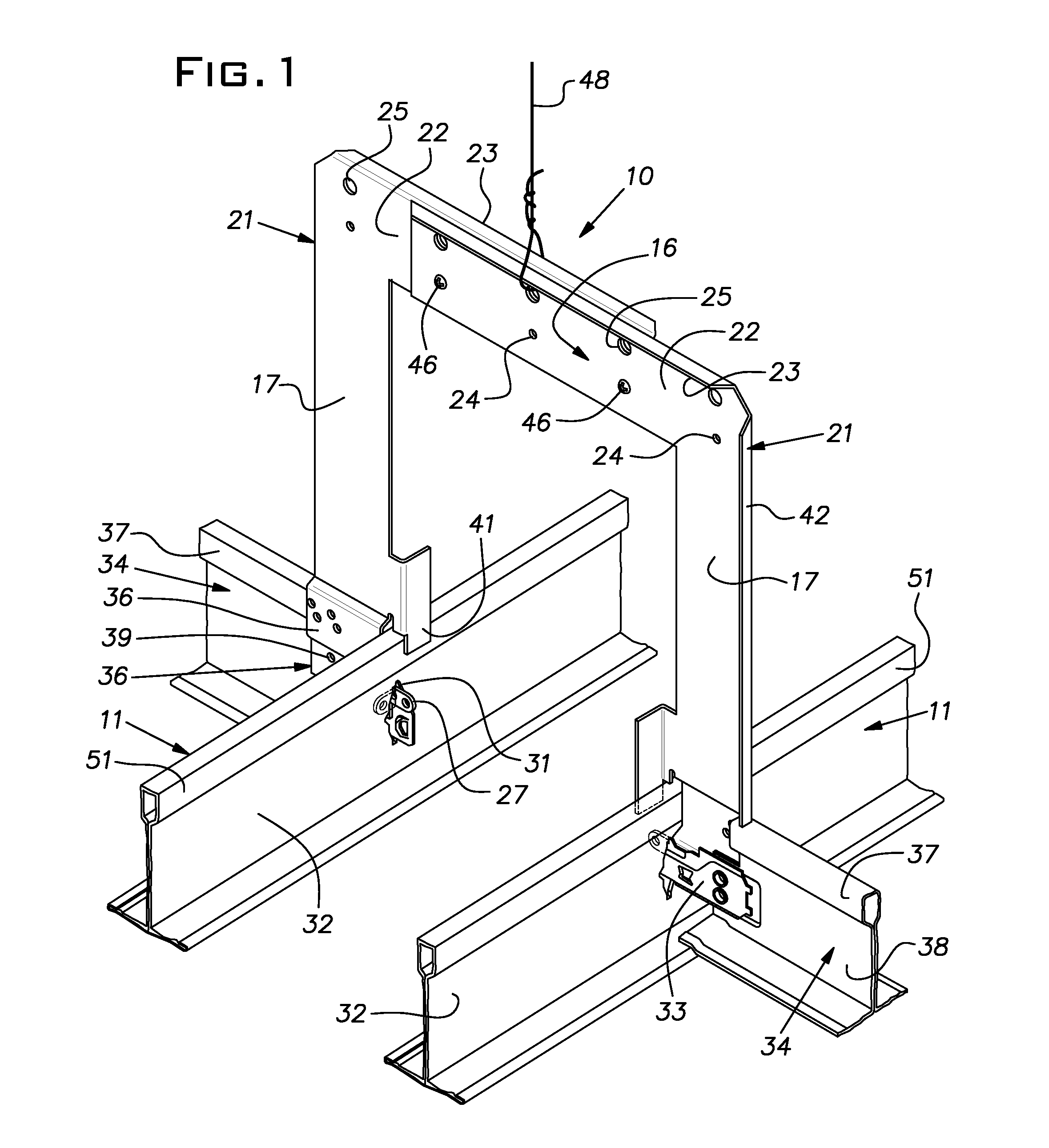 Two-piece modular yoke