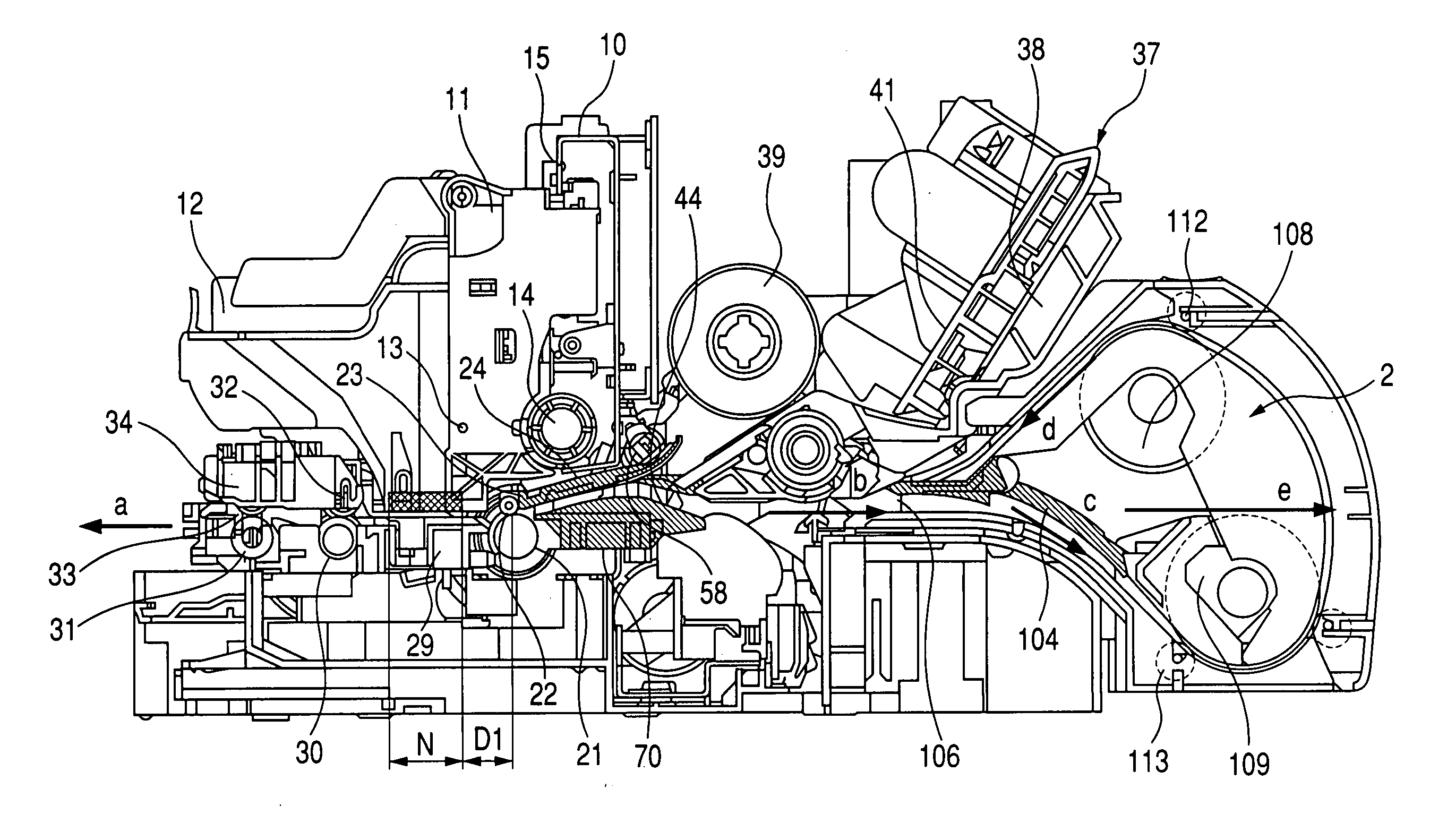 Both-side recording apparatus