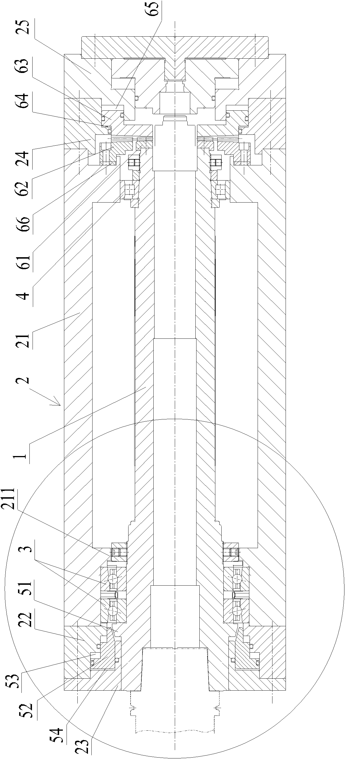 Turning-milling combined machine tool and spindle locking device thereof