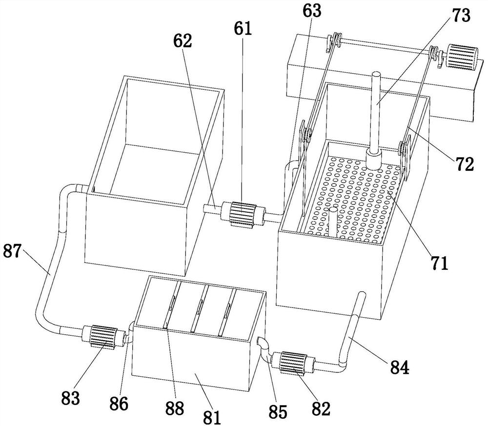 A device for filtering and collecting printed circuit board film slag