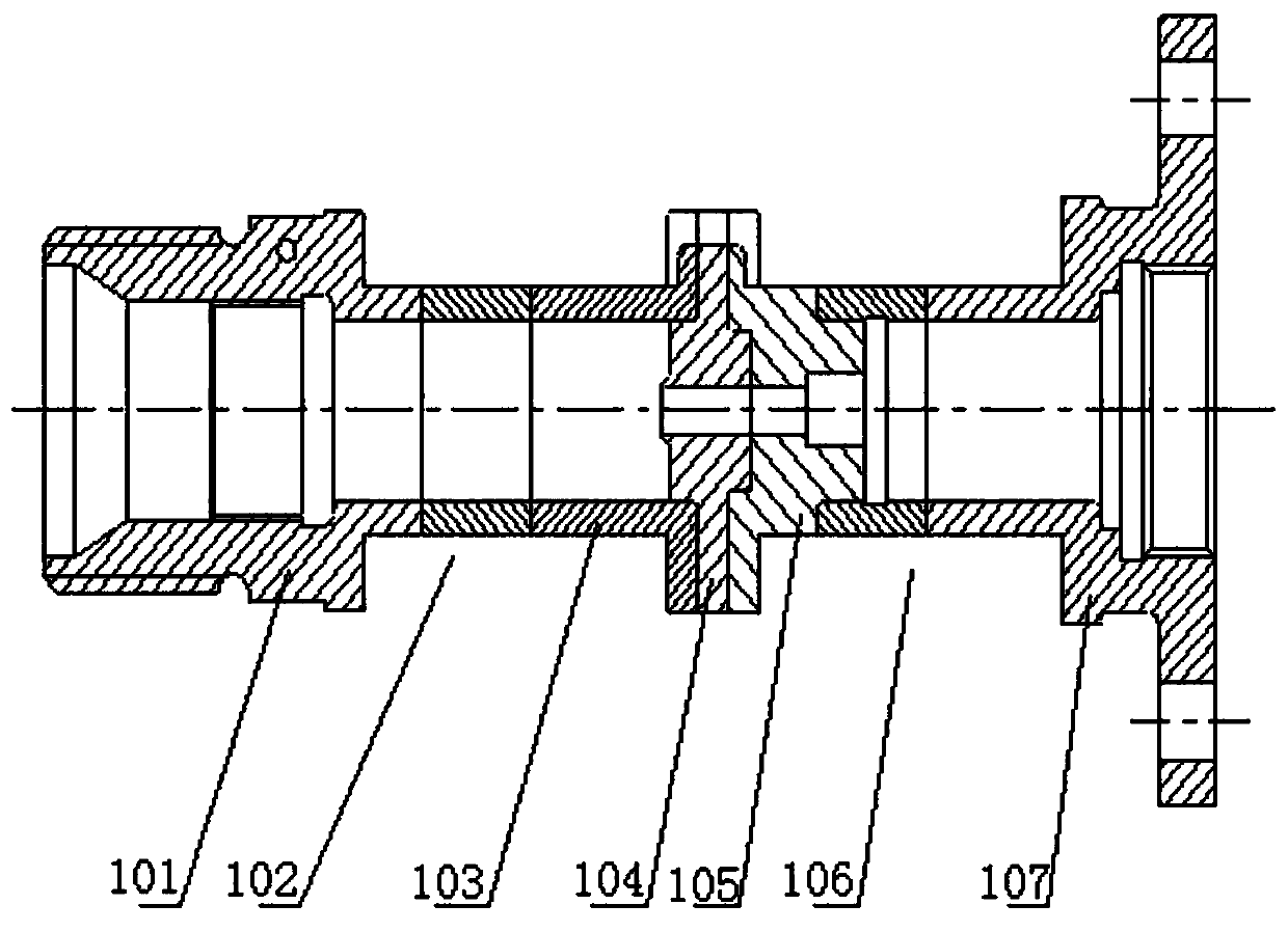 Straight-through variable flow solenoid control valve