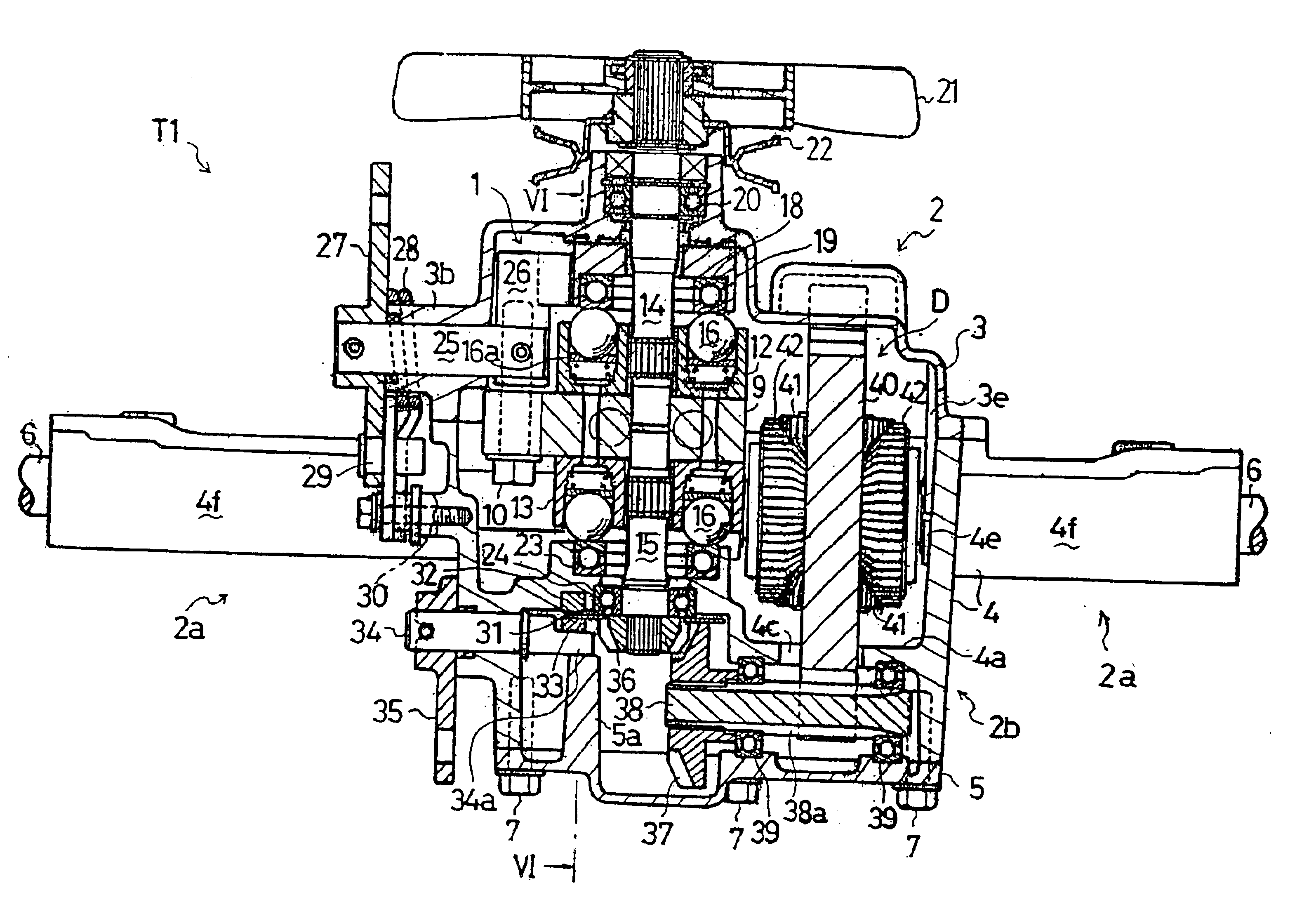 Hydrostatic transaxle apparatus