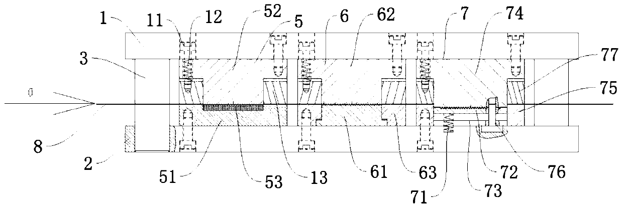 Compound bulging-and-correcting integration device for ultrathin sheet microstructure