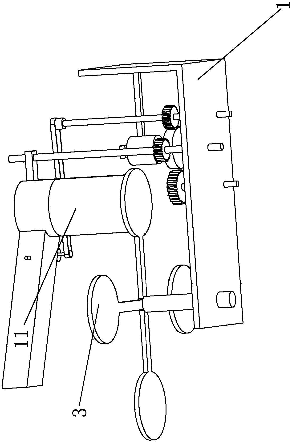 Pop-top can flattening equipment