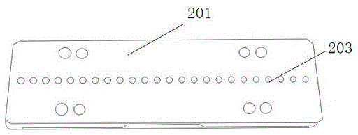 Laser spot welding device used for lenses