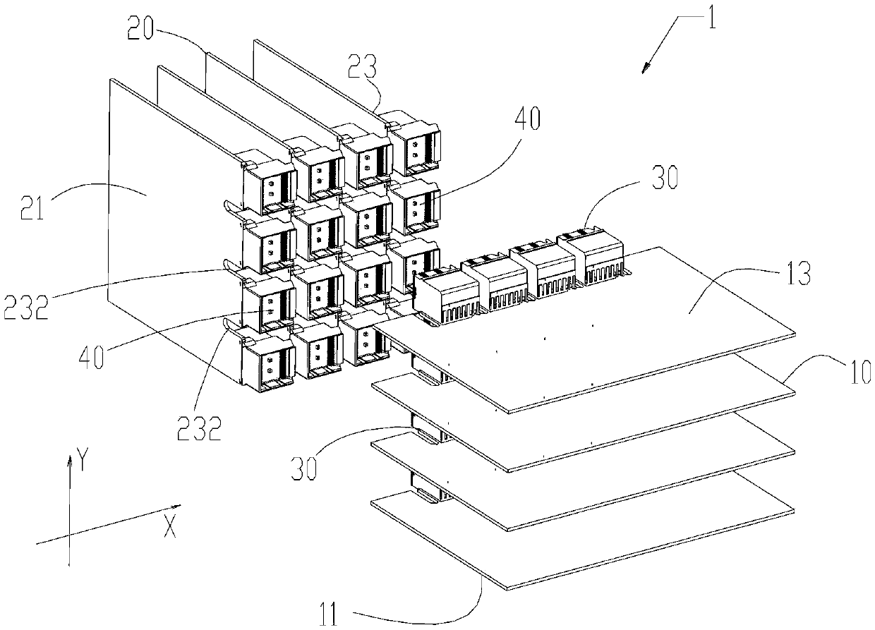 Electronic equipment, electronic system and circuit board interconnecting architecture