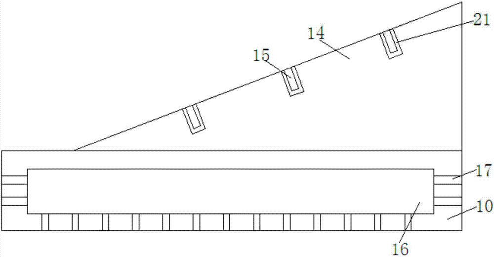 Lifting type storage box for electronic parts and components