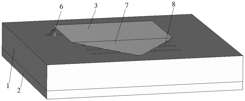 1-bit digital coding metamaterial antenna unit