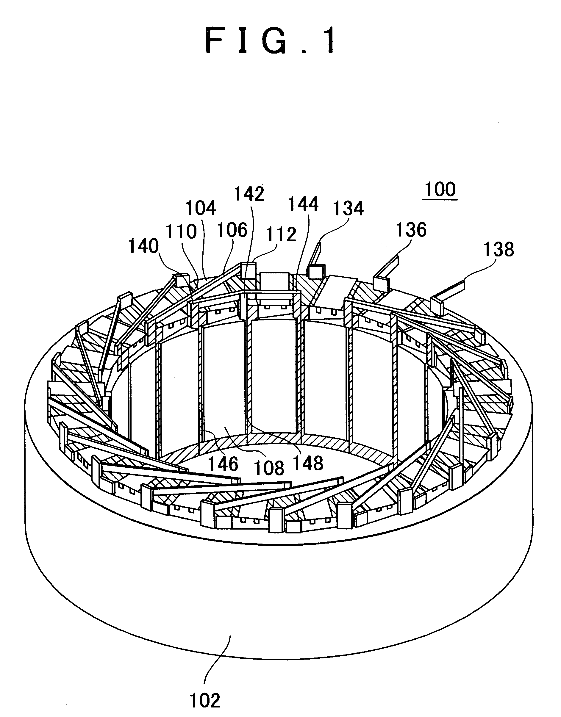 Stator of rotary electric machine