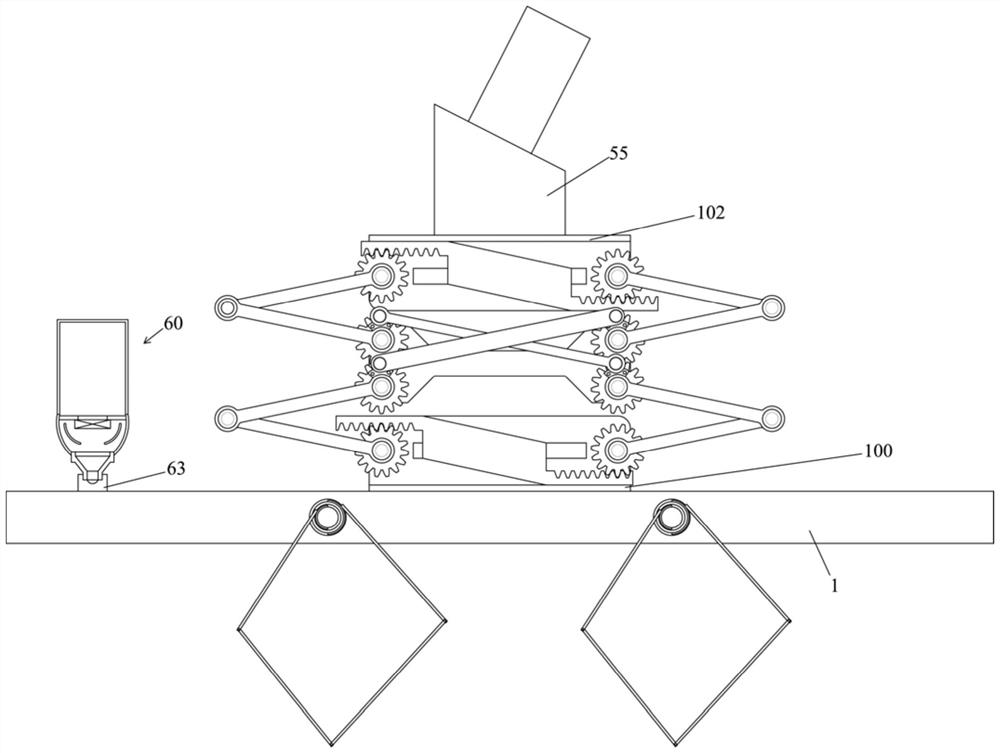 A robot structure for fire protection in construction engineering