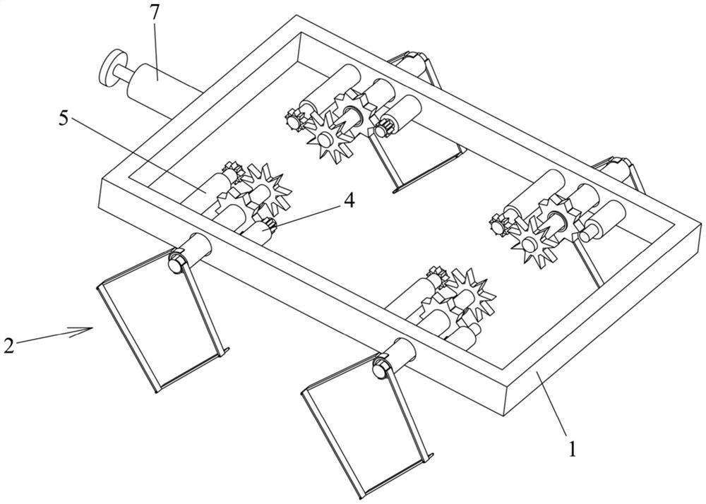 A robot structure for fire protection in construction engineering