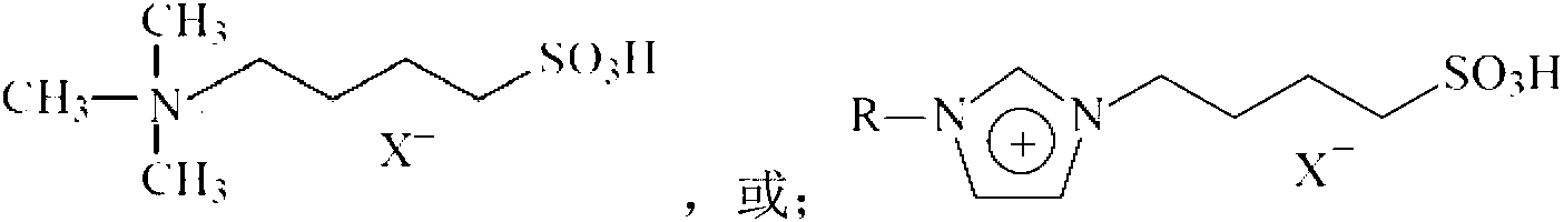 Method for catalyzing hydrolysis reaction of cyclohexanone-oxime in acidic ionic liquid