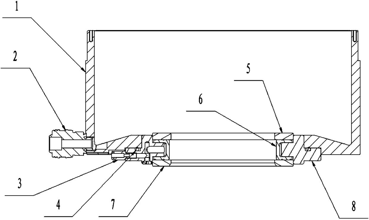 Coupling agent sealing and collecting device for control rod drive mechanism ultrasonic inspection