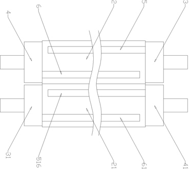 Air suction/exhaust method and structure of V-shaped box type facial tissue folding machine