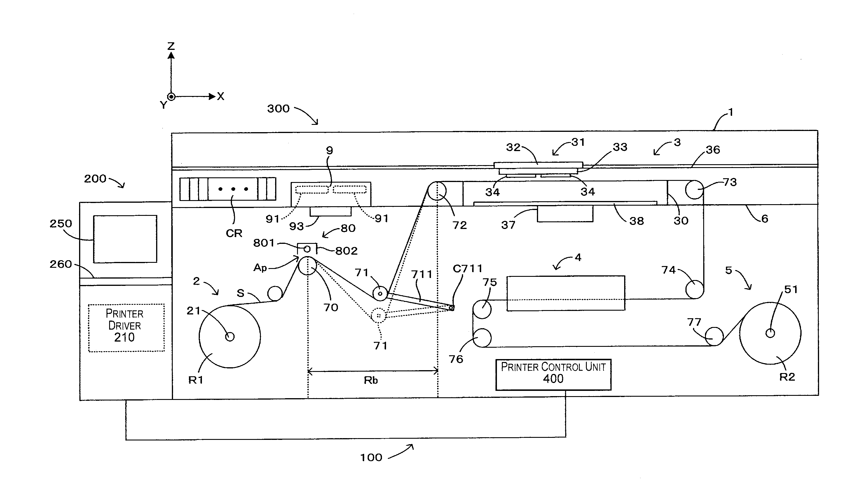 Image recording device and image recording method