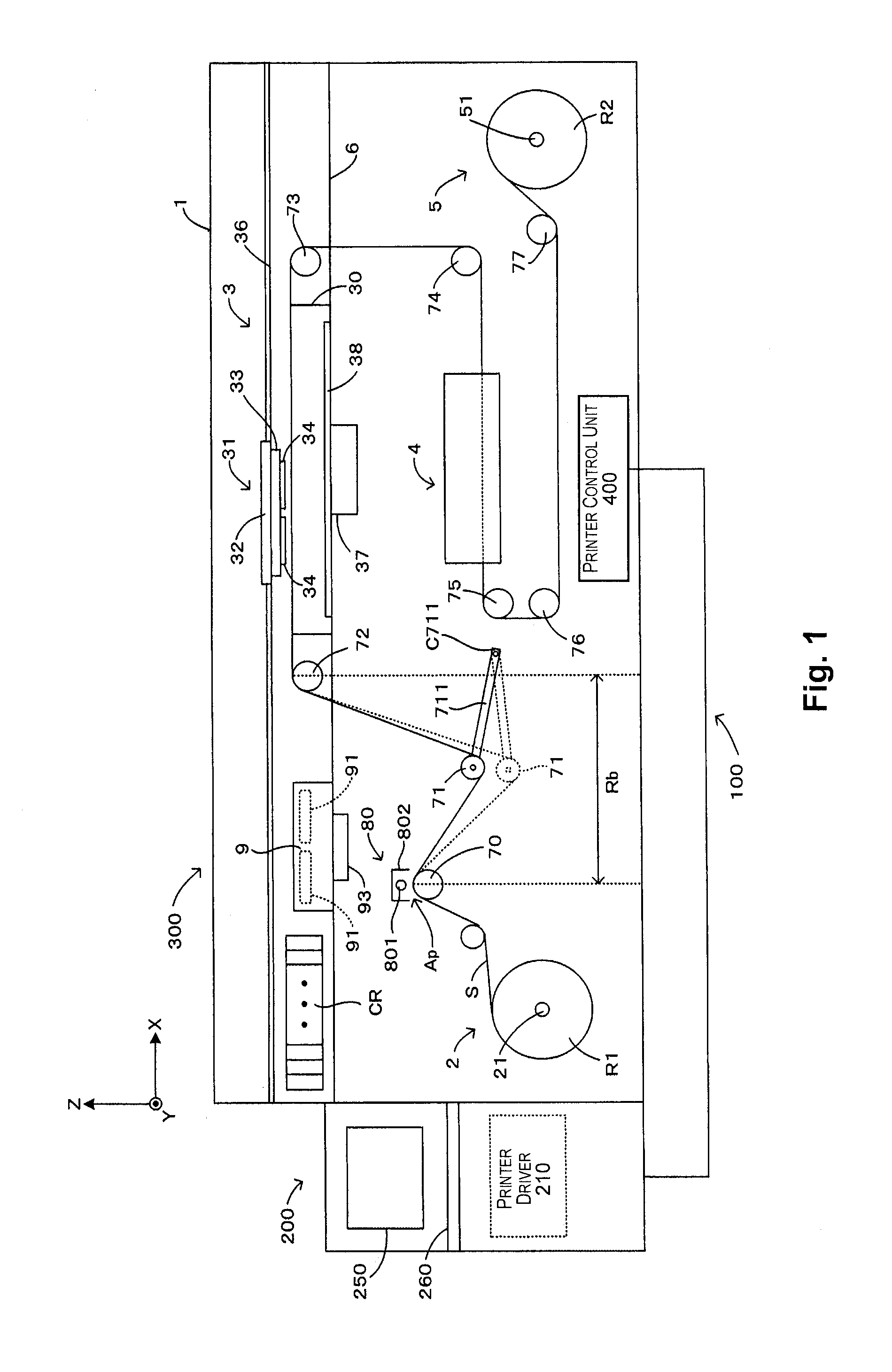 Image recording device and image recording method