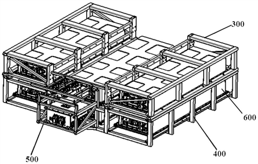 Battery replacement assembly for vehicle and battery replacement method thereof