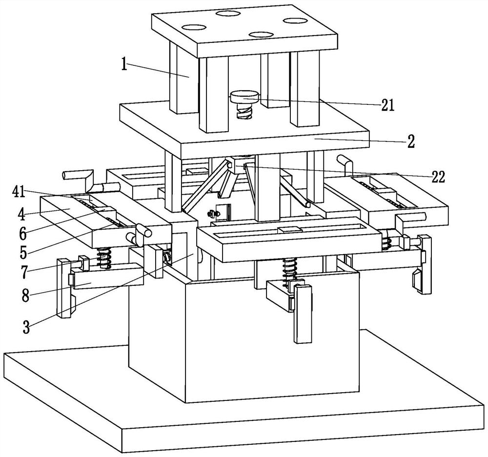 A forming process of bridge steel structure foundation support connectors