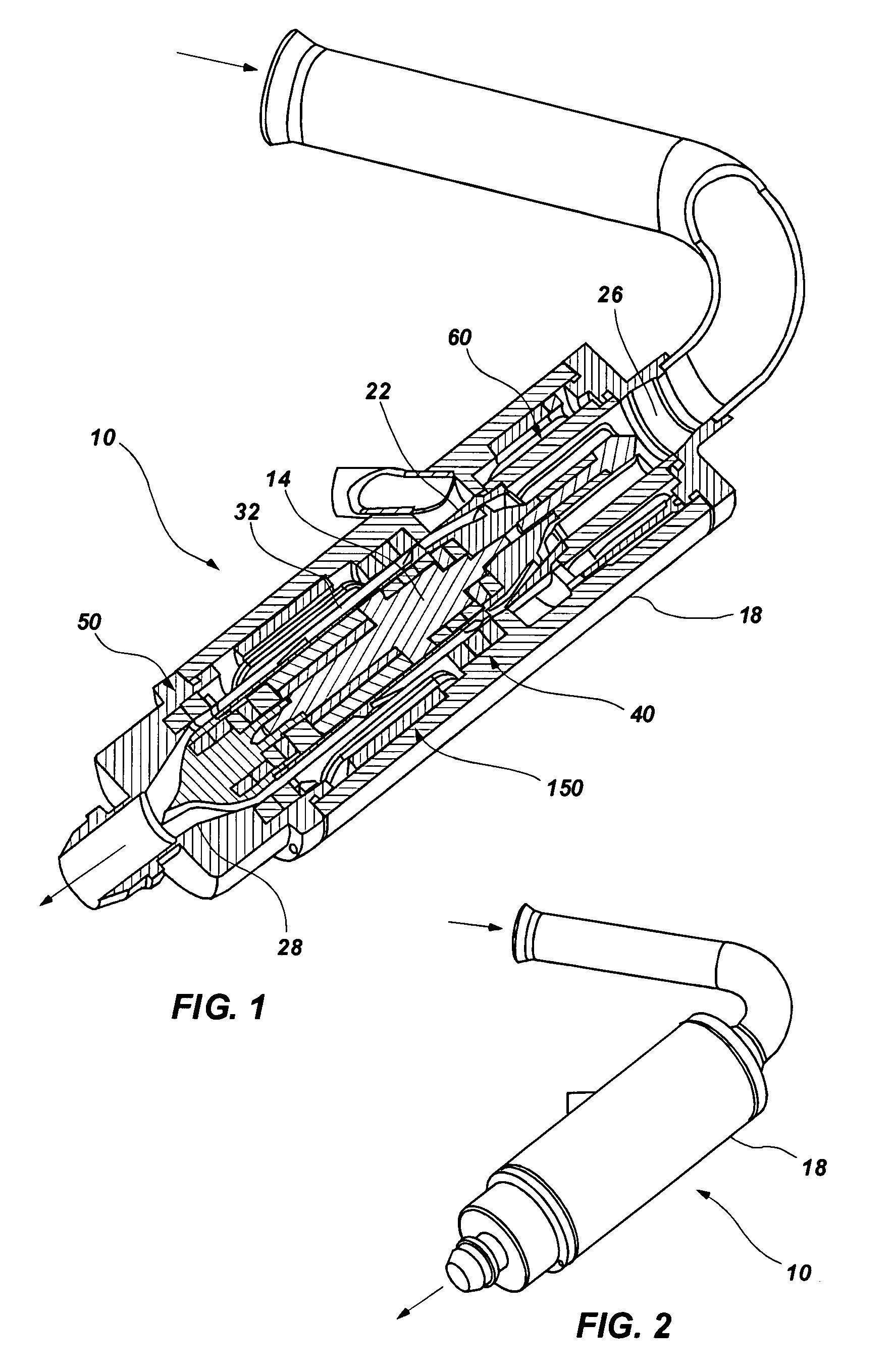 Streamlined unobstructed one-pass axial-flow pump