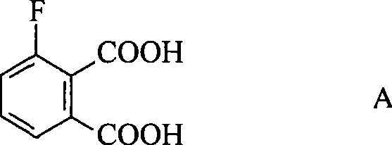 Preparation method of 3-fluorophthalic acid