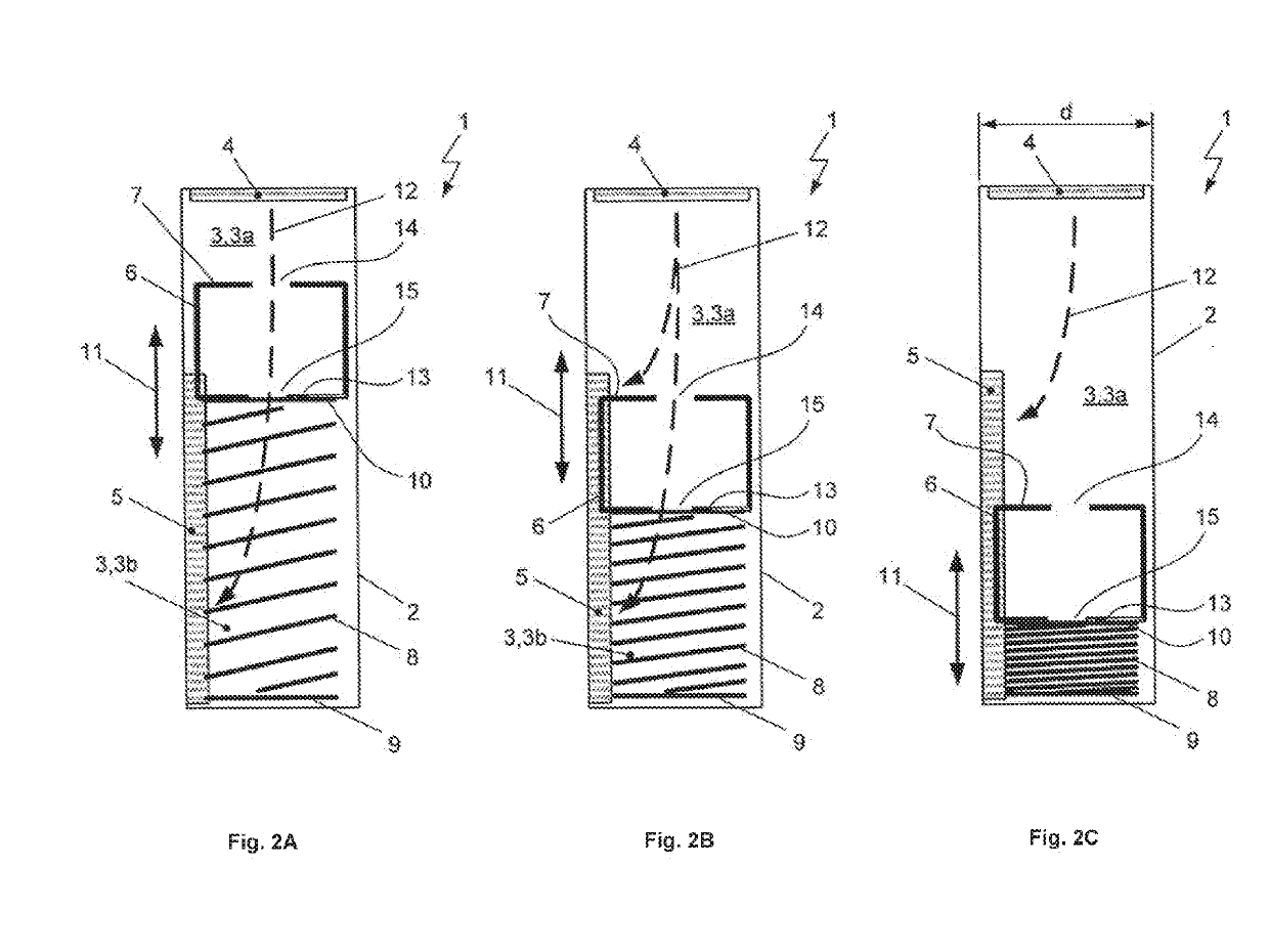 Device for damping pressure pulsations for a compressor of a gaseous fluid