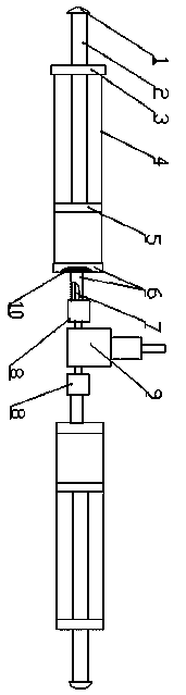 Gas mixing dilution device