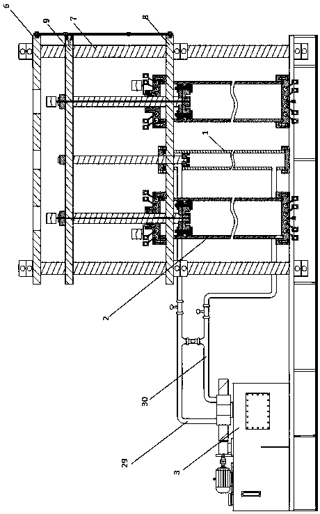 Casing-associated natural gas pressure regulation and oil increase device for cluster production wells