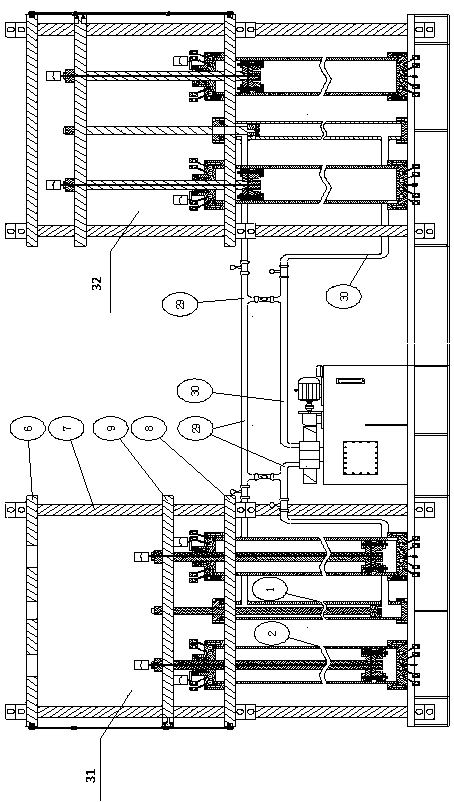 Casing-associated natural gas pressure regulation and oil increase device for cluster production wells