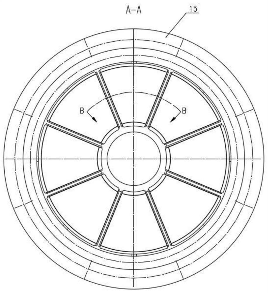 Thrust bearing structure of small reactor shield pump