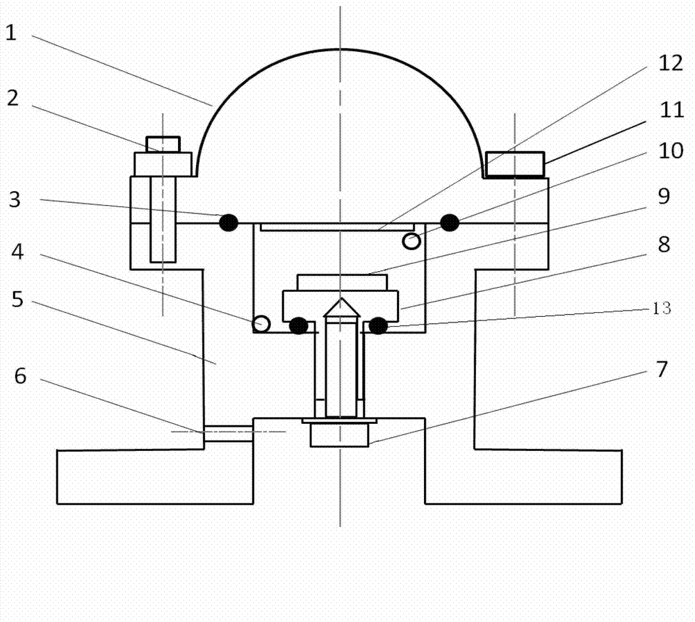 Electrochemical-optical combined in-situ study spectral cell