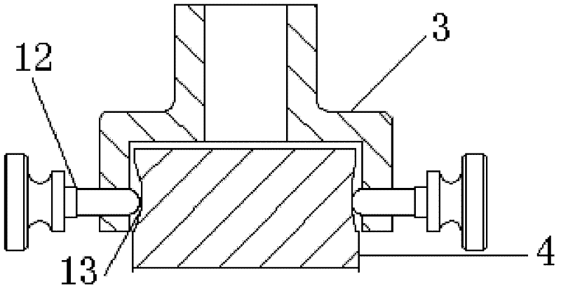 Clayey soil strain control type uniaxial extension meter