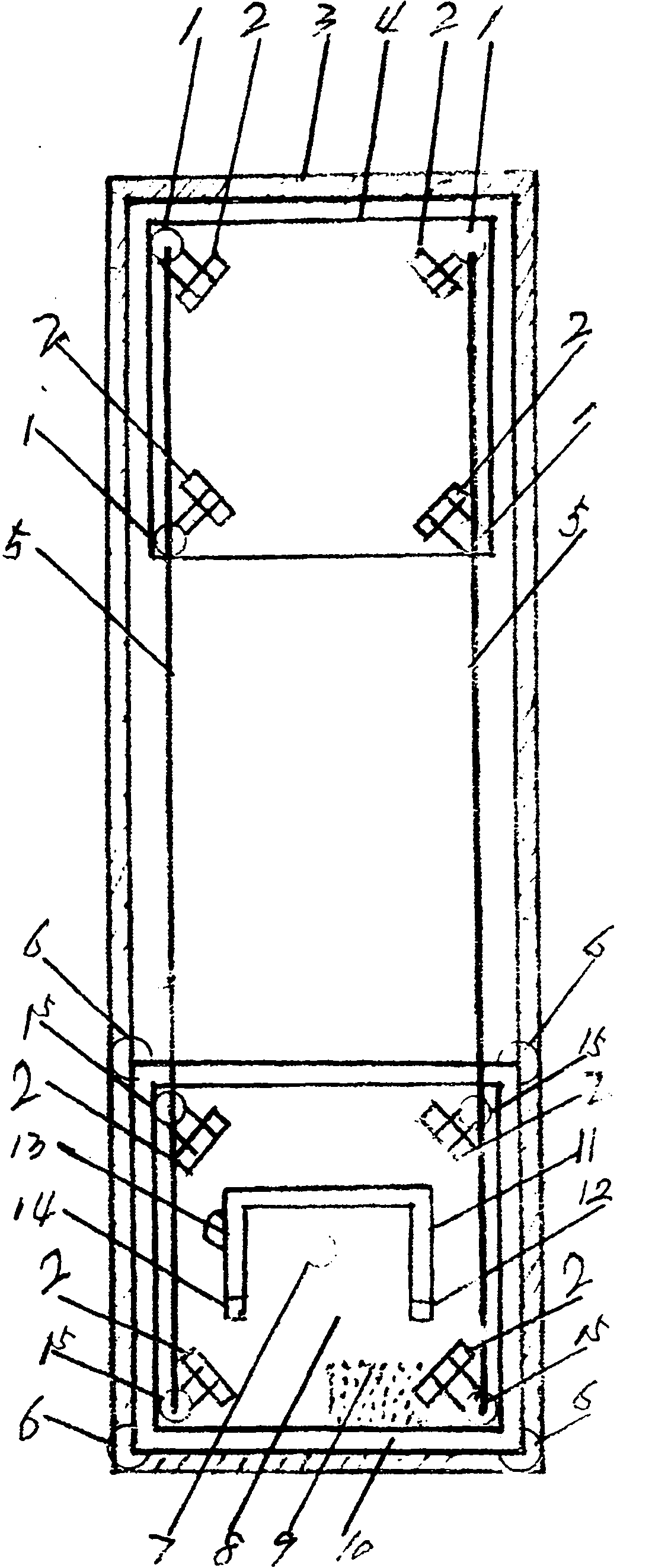 Solar flower and vegetable channeling tendril type mobile drip irrigation quadrilateral cultivating device