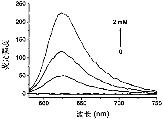 Hypoxic microenvironment responsive fluorescent probe as well as preparation method and application thereof