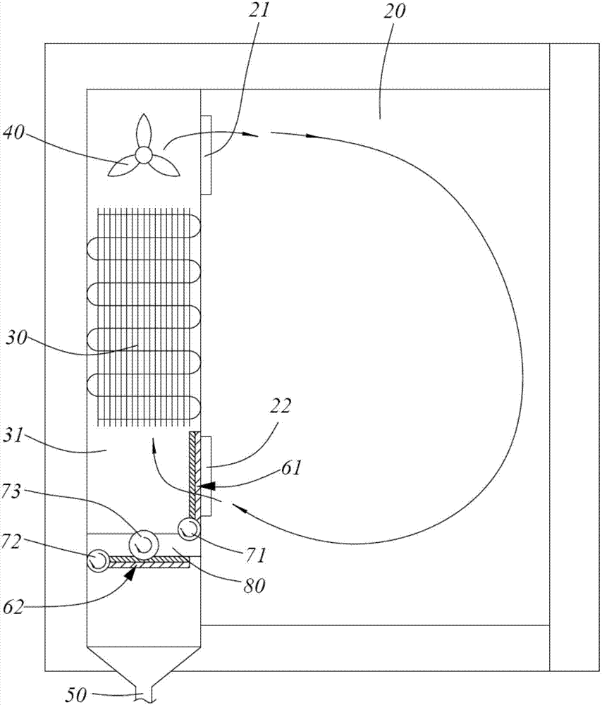 Refrigerator and non-stop defrosting control method thereof