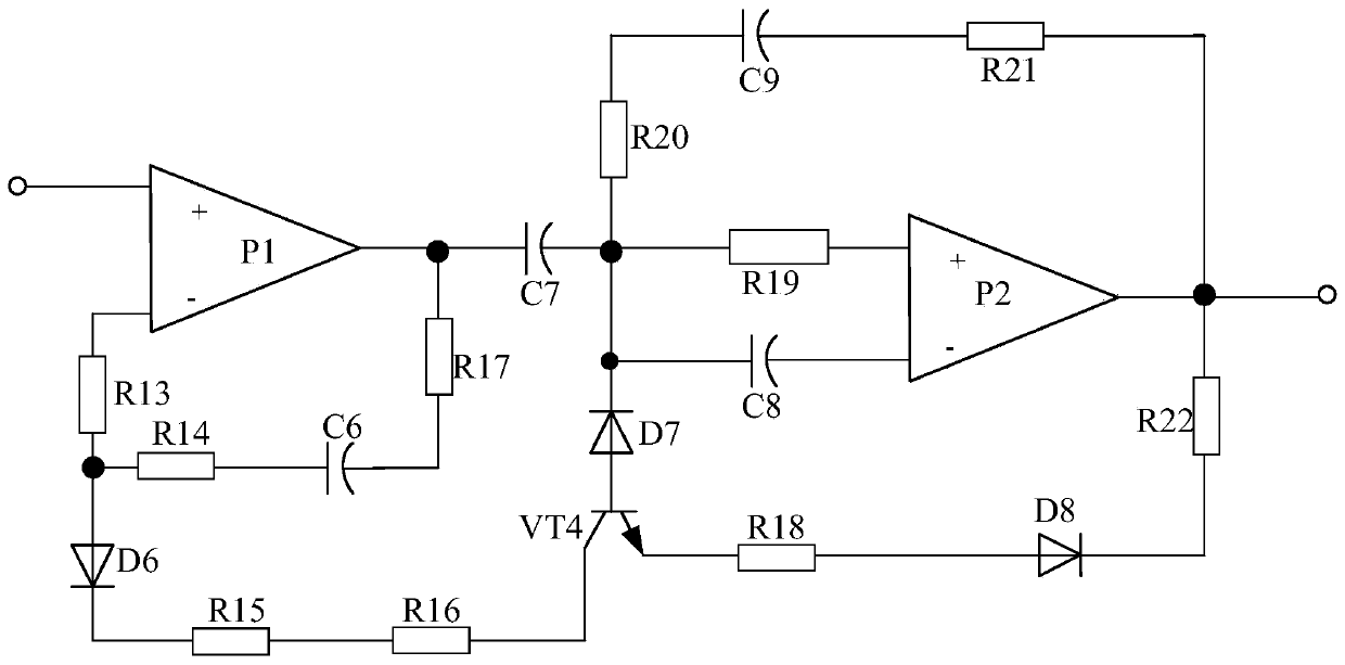 Wireless transmitting intelligent anti-theft system based on band-pass filtering amplifying circuit