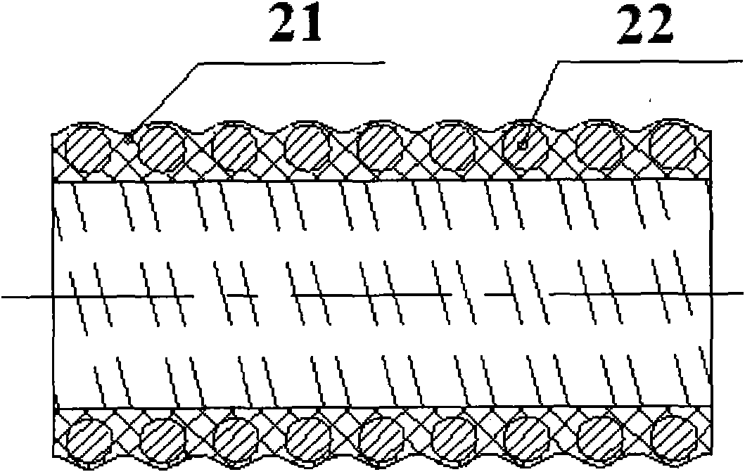 PVC (polyvinyl chloride) dual-resistant flexible pipe