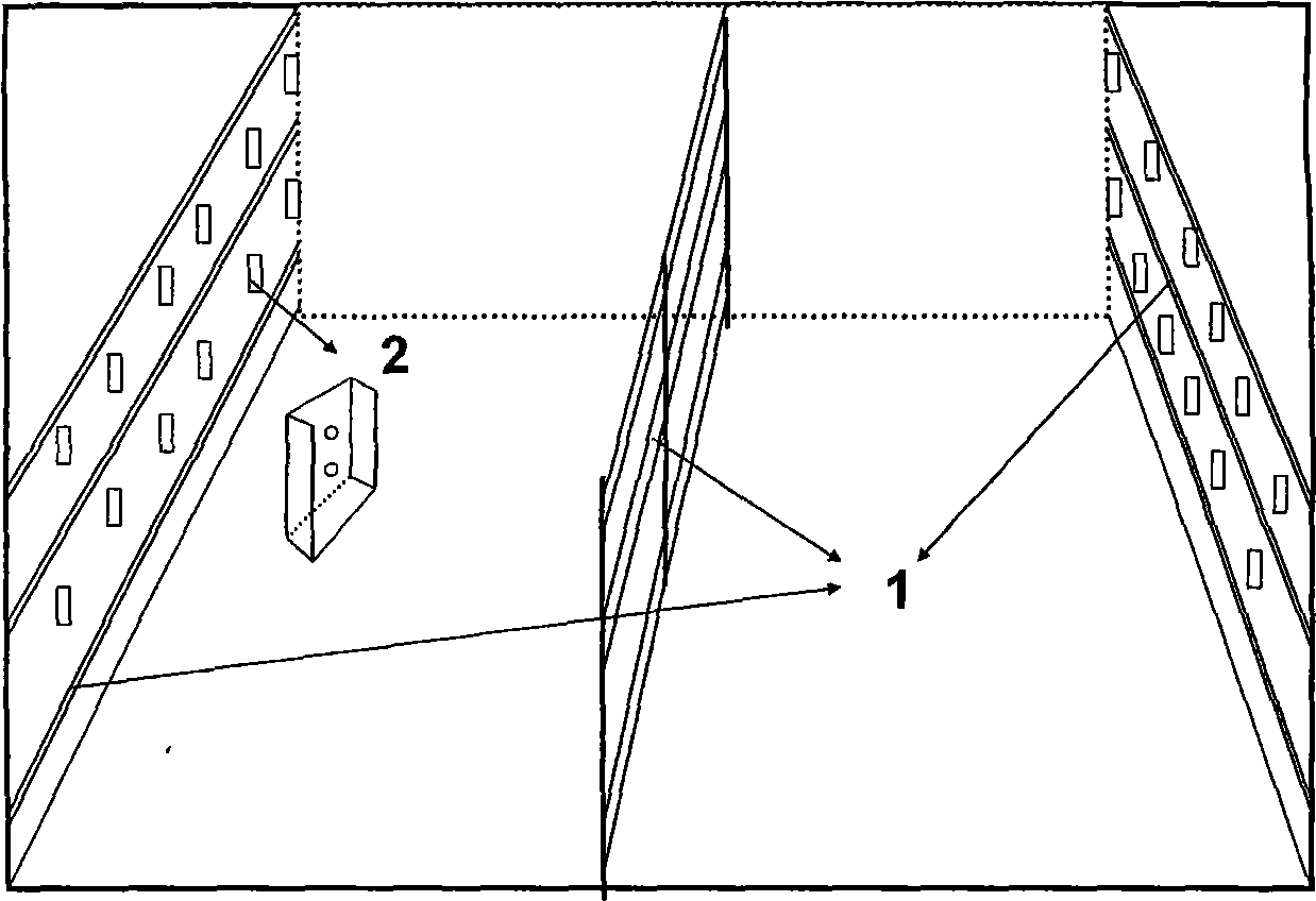 Close hothouse loose-tobacco loading method